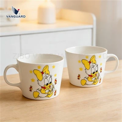 لیوان سرامیکی مخروطی کارتونی