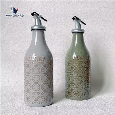 خانه روغن زیتون سرامیکی و مجموعه توزیع کننده سرکه